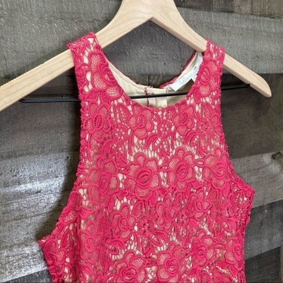 Lovers + Friends Radiant Dress in Pink Lace - Picture 4 of 11